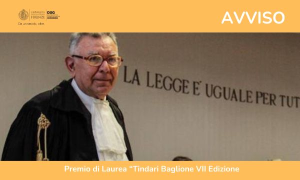 Premio di Laurea “Tindari Baglione VII Edizione”. 